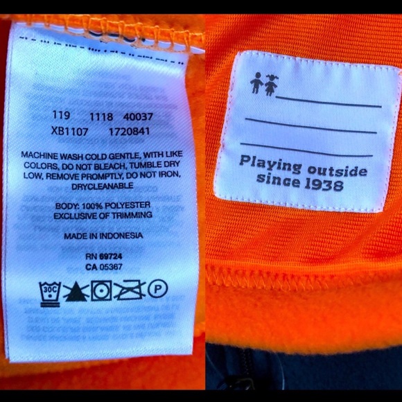 NEW COLUMBIA FLEECE JACKET Granite Mountain II Fleece Full Zip Large Kids UNISEX - Picture 5 of 14